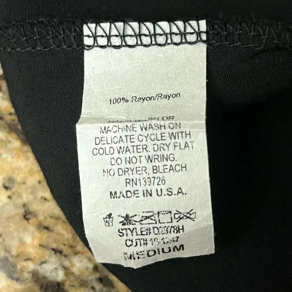 Vestique Womens Chasing Lillies Mini Dress Floral Classic Modest M Beach Summer - Image 6