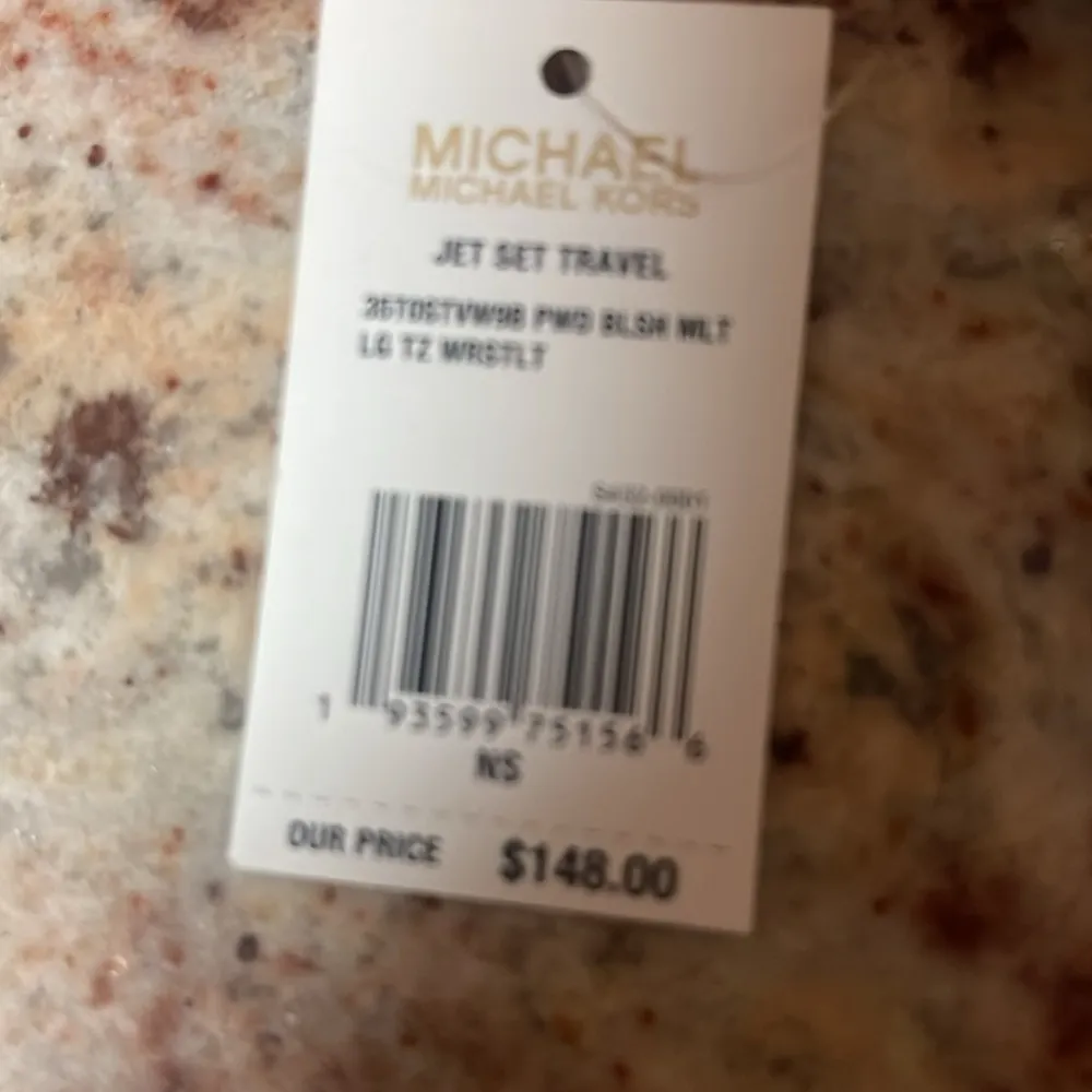 Michael Kors Large Signature Logo Top Zip Wristlet - Image 7