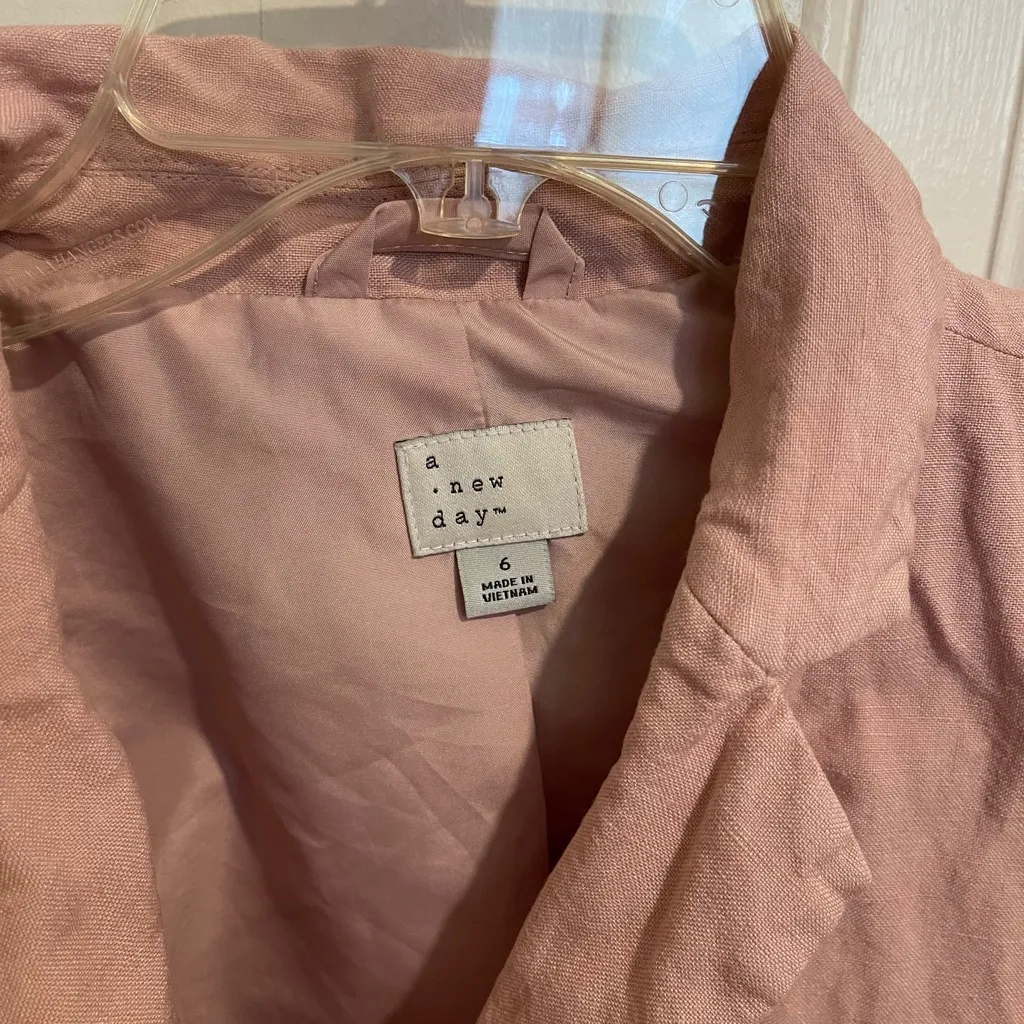 A New Day Soft Pink Blazer - Image 2