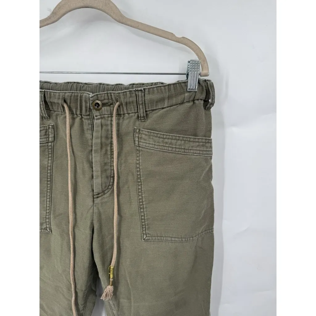 Free People Drawn Up Army Pant Women Small Green Grunge Skater Punk Granolagirl‎ - Image 9