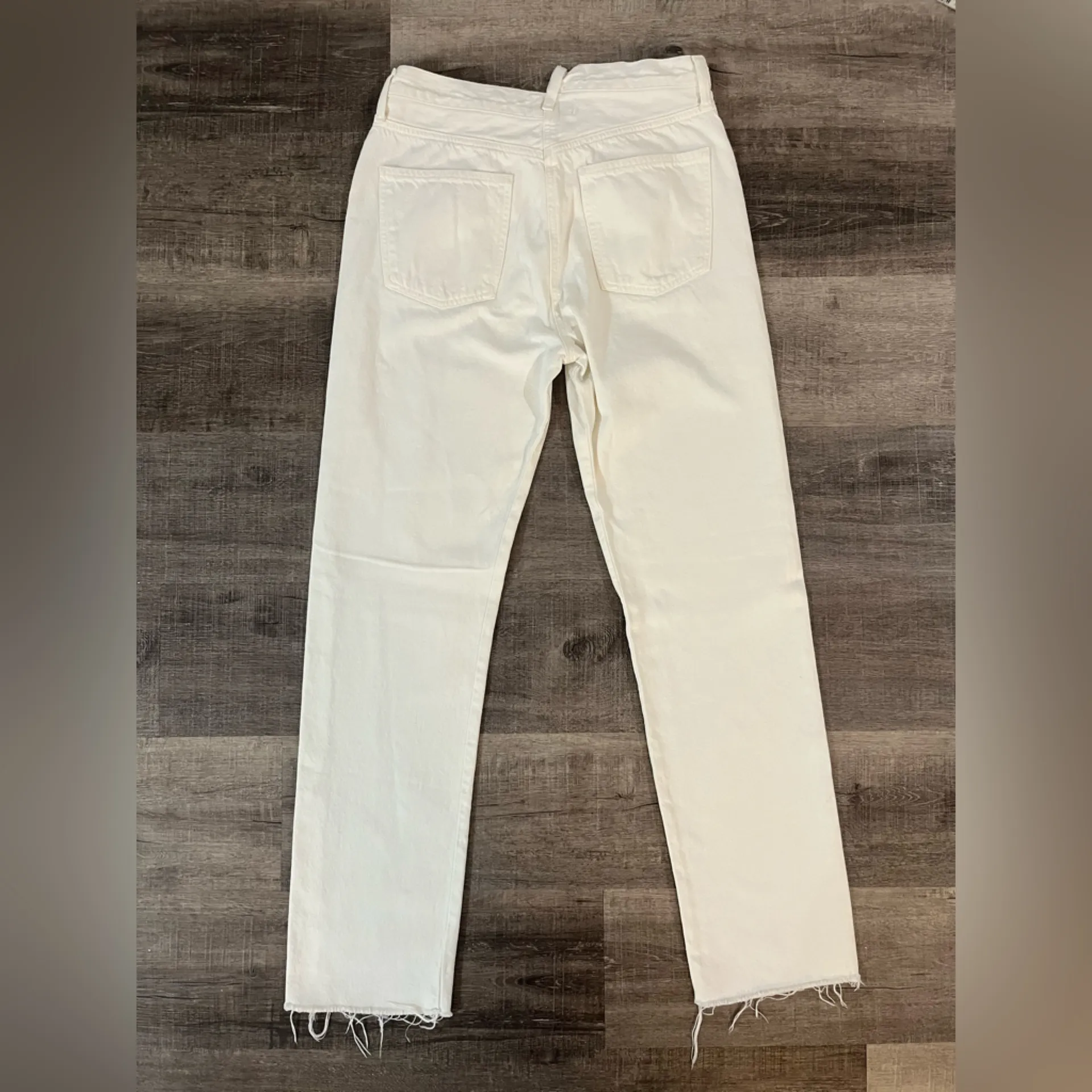 AGOLDE Criss Cross Straight Jeans in Element - Image 6