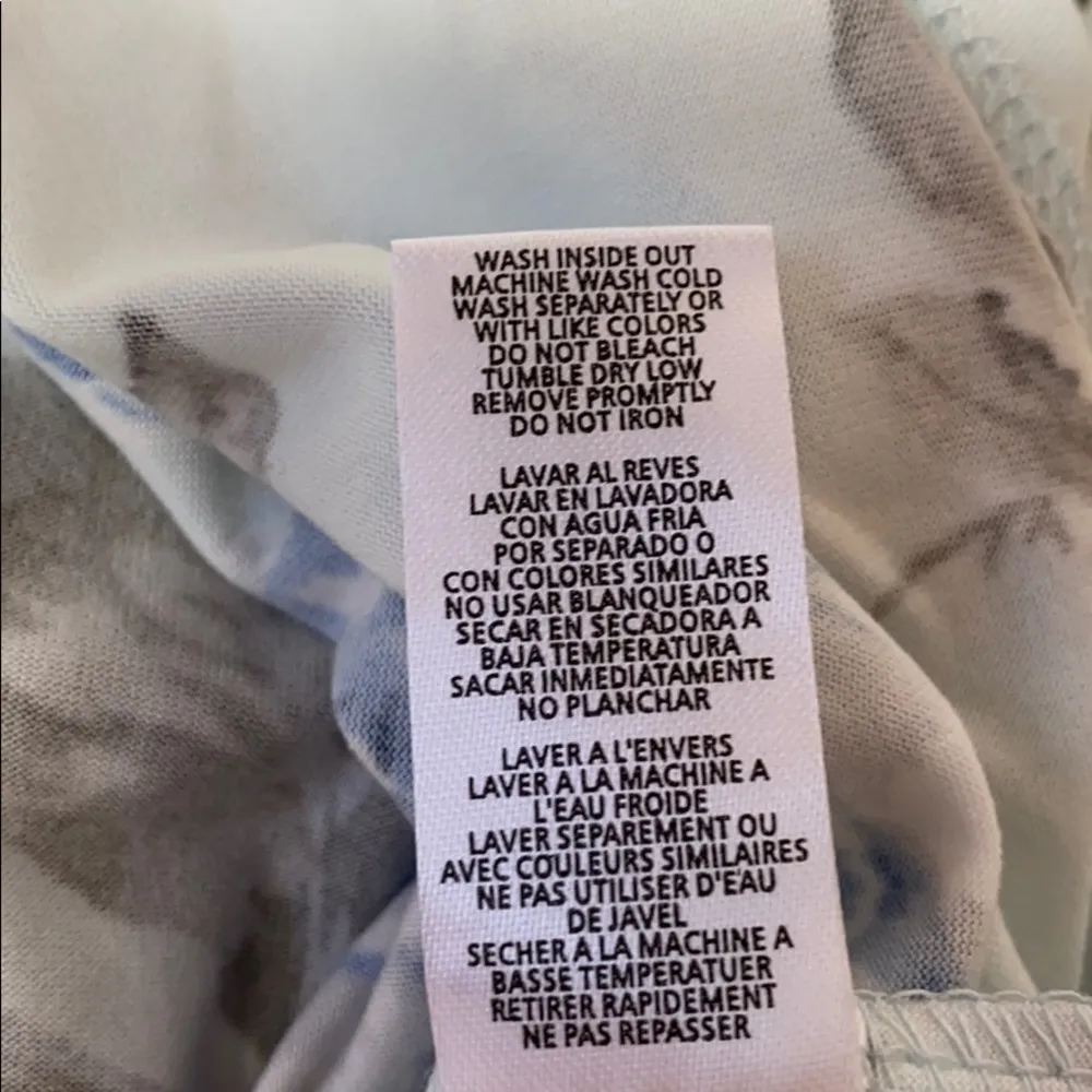 Flora Nikrooz blue floral polka dots sleep shortie set NWT - Image 5