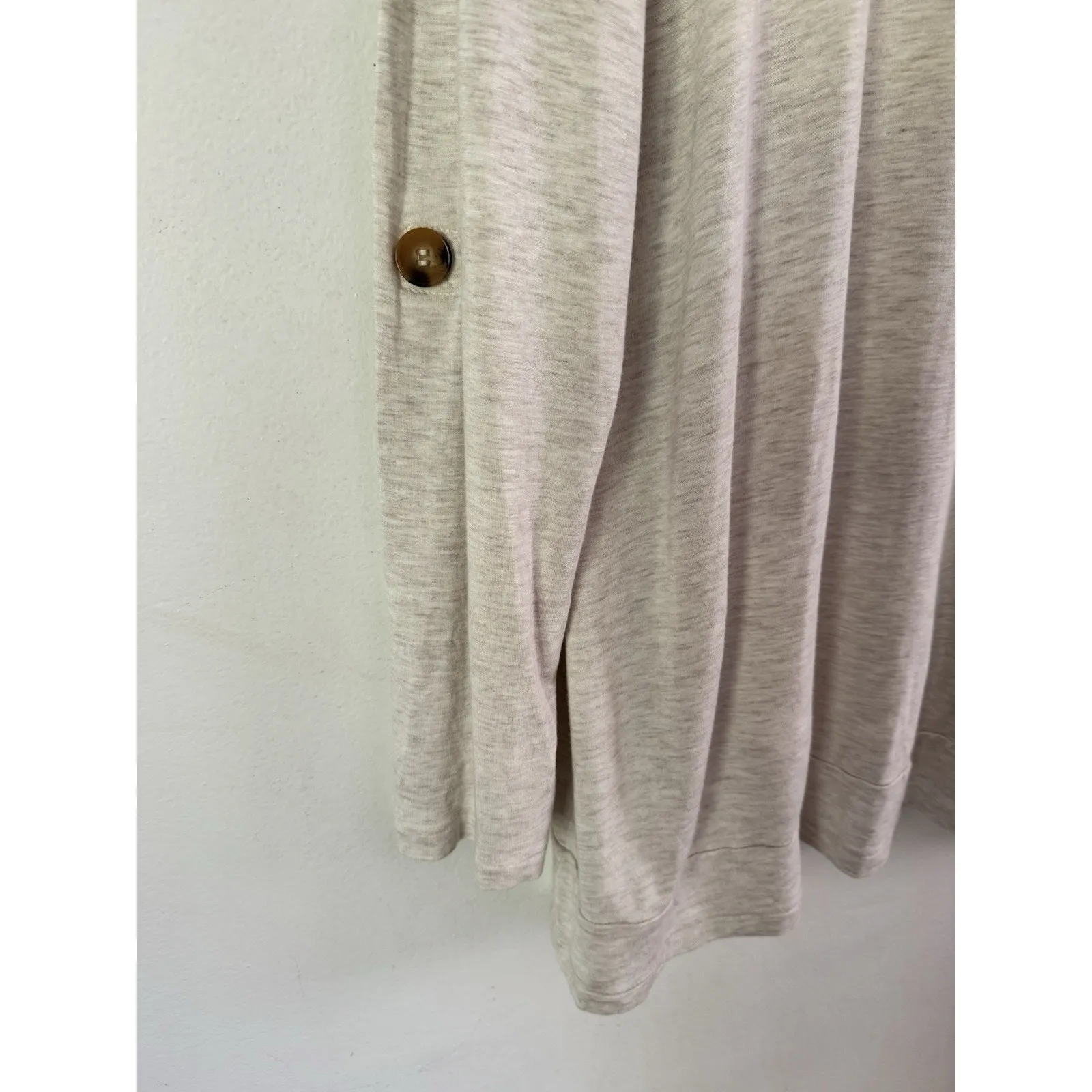 Soft Surroundings Stretchy Beige Pullover Long Sleeve T-Shirt Women’s Size XL - Image 3