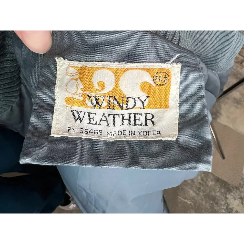 puffer coat hood gray knit cuffs 1980s Size undefined - Image 15