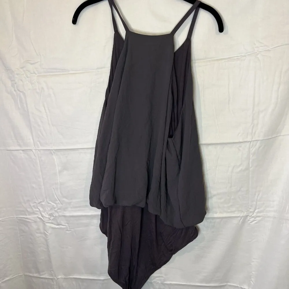 Torrid Bodysuit 2 Gray Sleeveless Blouse‎ Tank Top Loose Cami Flowy - Image 6