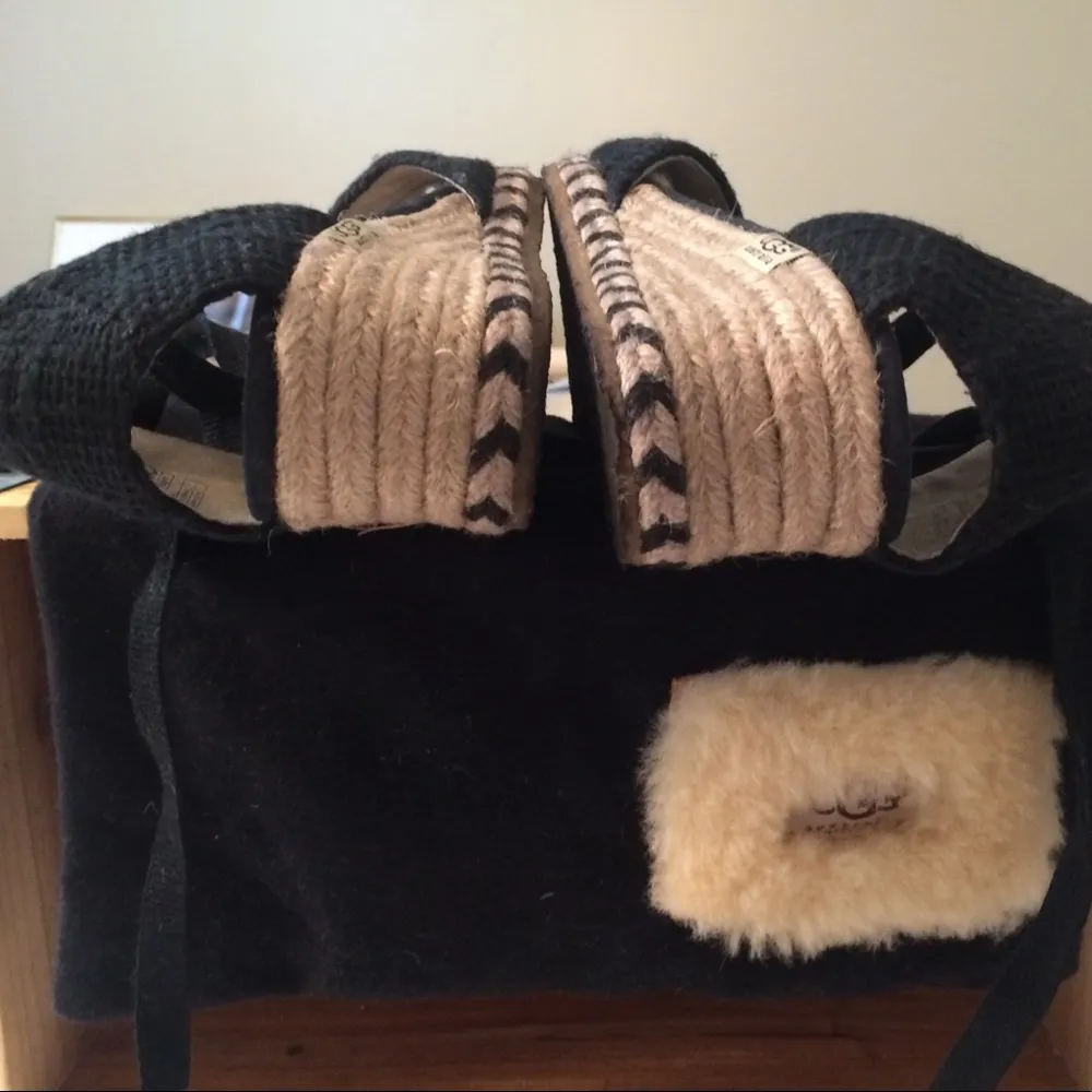 UGG  Espadrille Heels EUC - Image 5