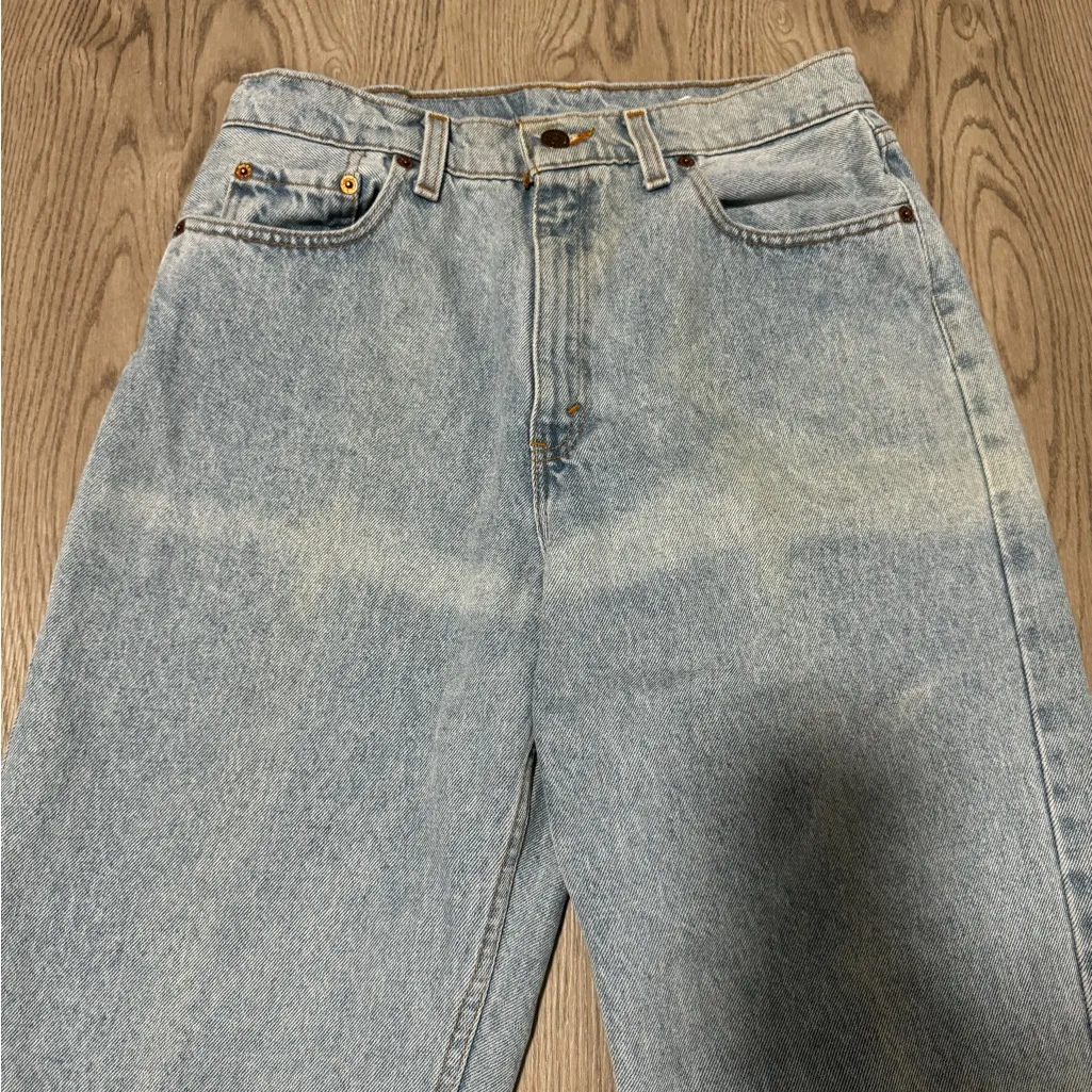 1993 Vintage Denim Levi's Unisex Retro Unique Jeans sz 10 90s‎ Zipper Streetwear - Image 10