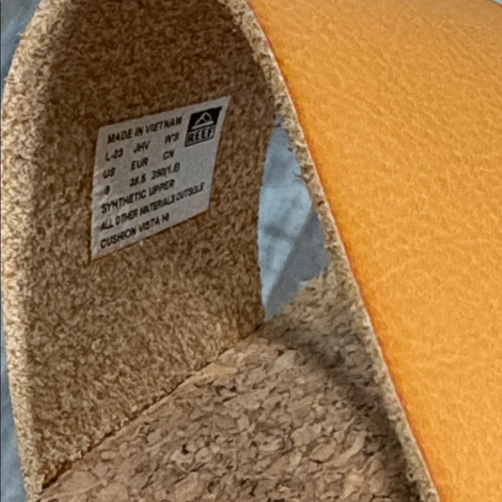 Reef Platform Two Strap Sandals Size 8 - Image 7