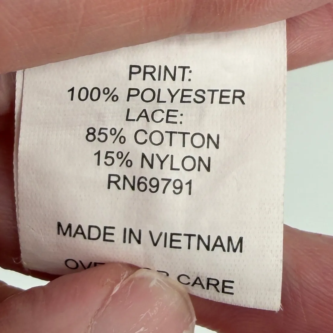 Anthropologie Fig & Flower Geometric Print Lace Back Sleeveless Button Top Small Orange - Image 8