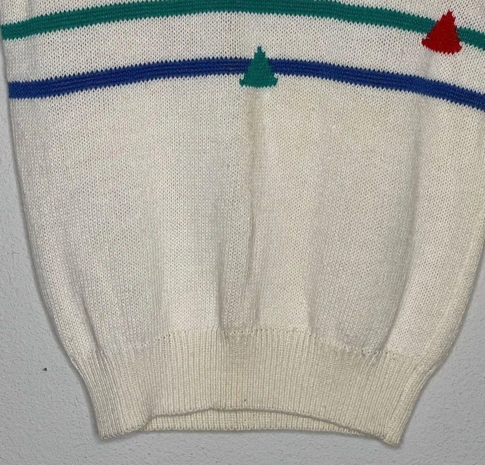 Vintage SIM‎ Sweater Vest Red Size L - Image 3