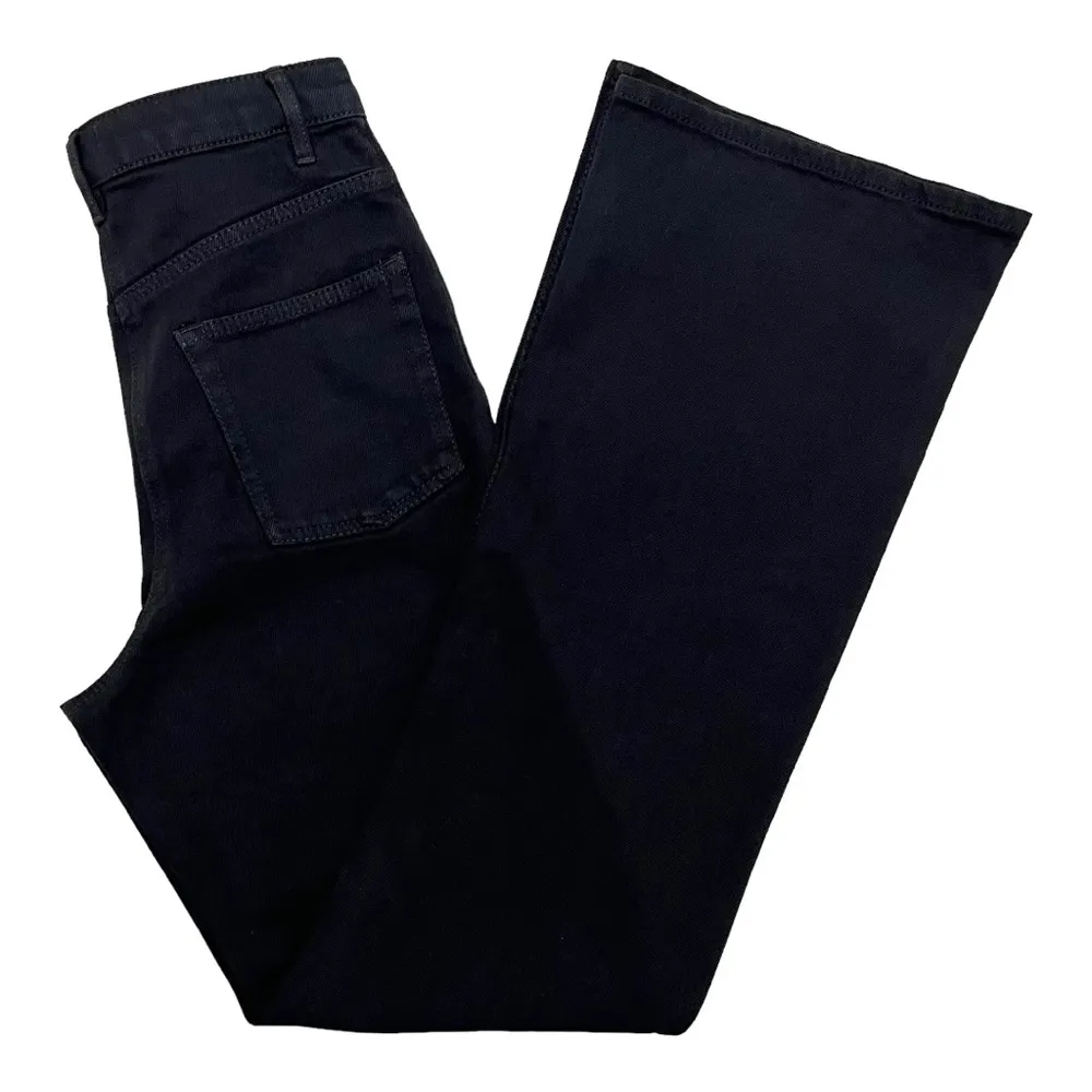 Wilfred Free Twostep Flare Leg High Waisted Jeans Black Women’s Size 6 - Image 7