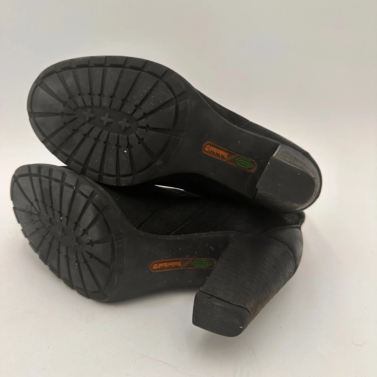 Timberland Black Earthkeepers Stratham Suede Leather Booties Size 9 - Image 3