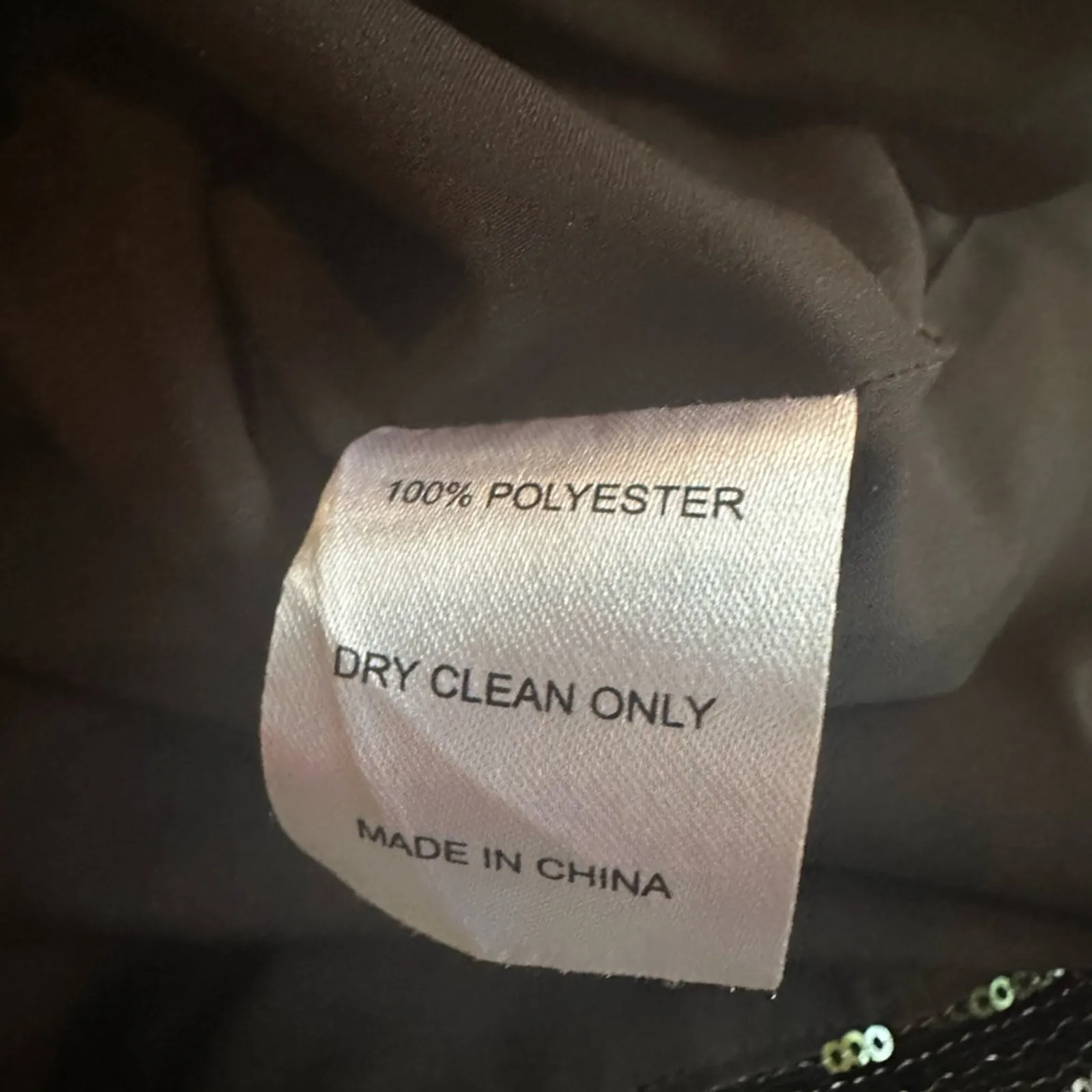 Marie Oliver Sequin Slip Dress Midi Cocktail Black Wicked Party Date Night NYE - Image 8