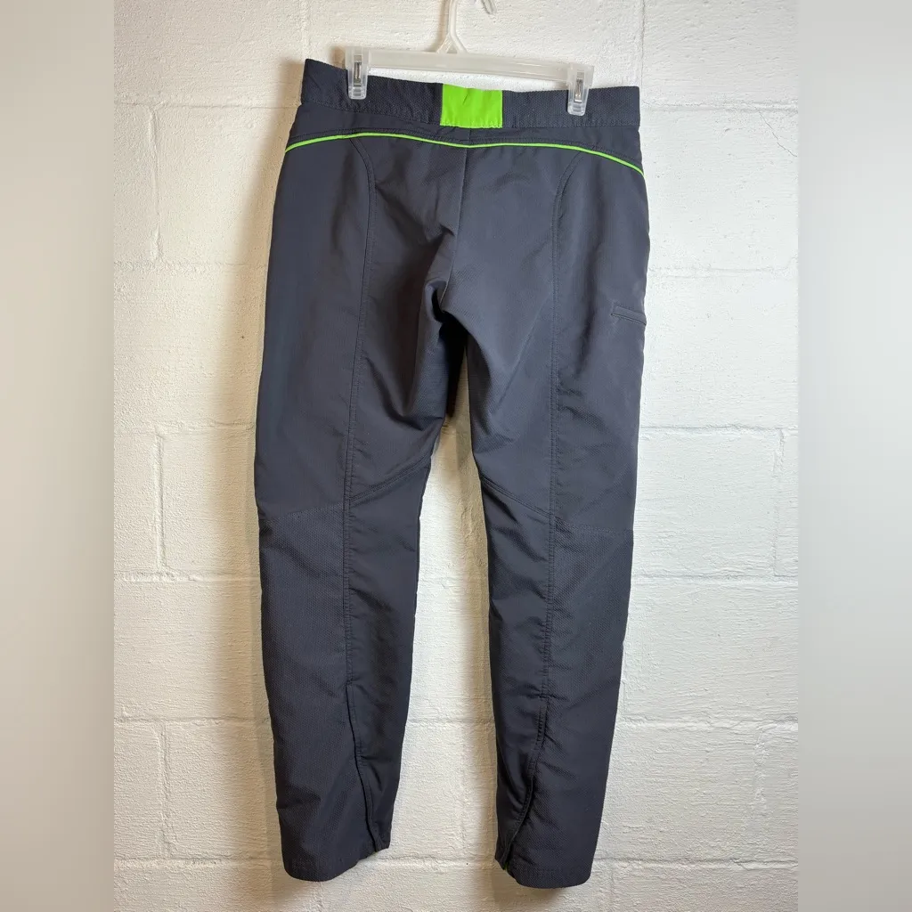 Vintage Nike Fit Dry Streetwear Sporty Grey & Lime Green Athletic Pants Medium - Image 9