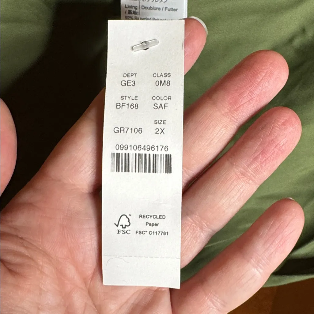 NWT J.Crew Re-Imagined Cypress Green Ruched High-Rise Bikini Bottom Size 2X - Image 9