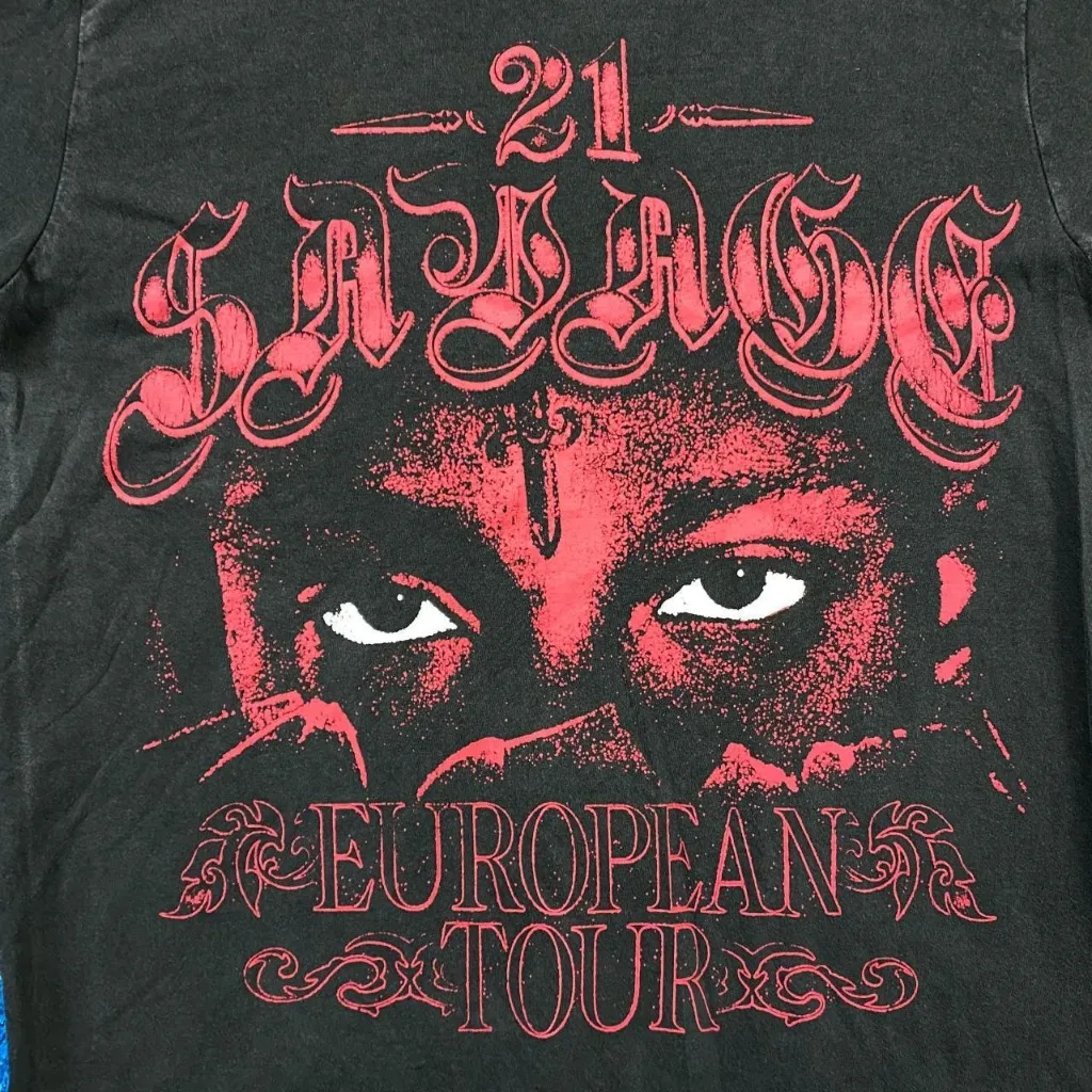 21 Savage Graphic T-Shirt Size Medium - Image 3