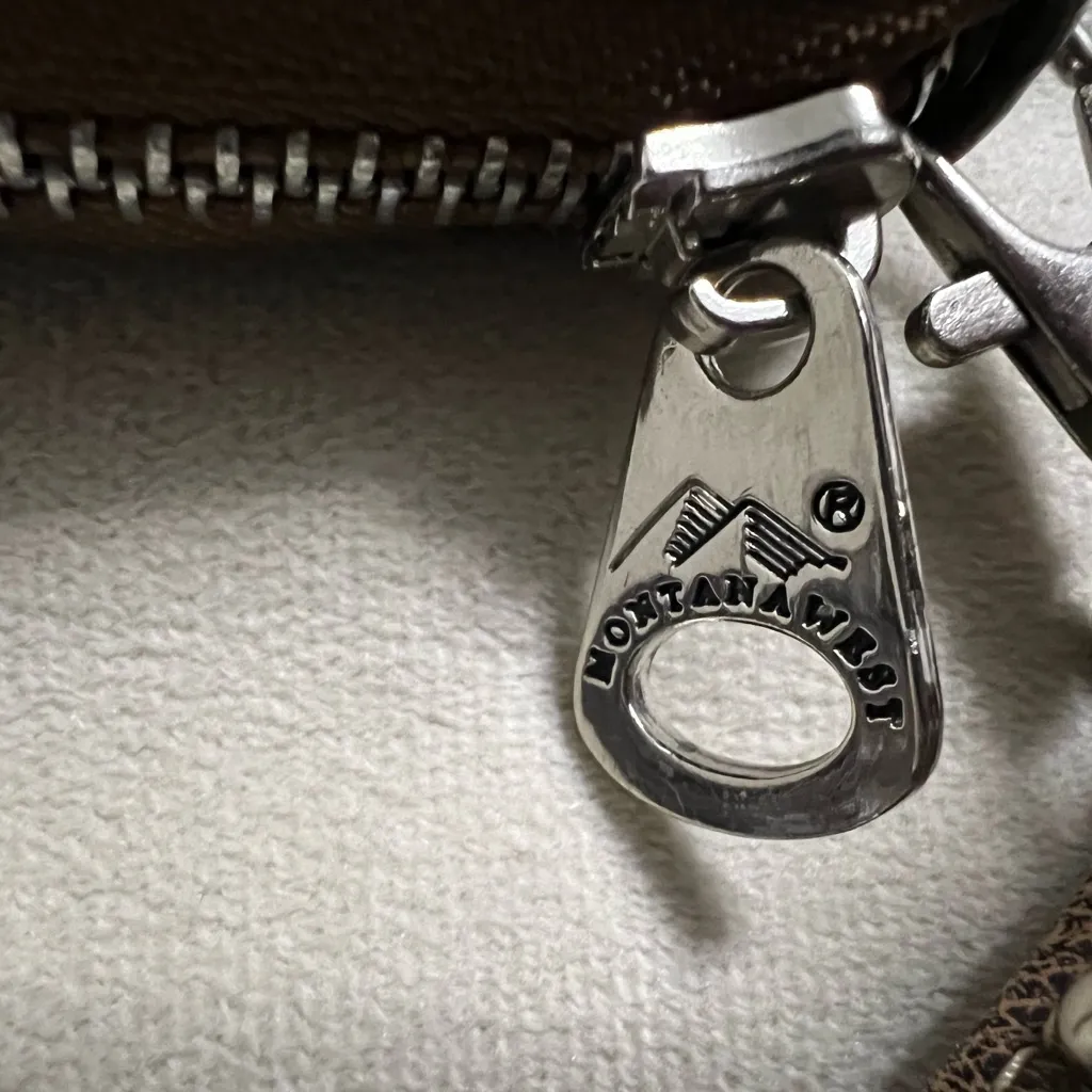 Montana West Western Leather Wristlet Wallet • • Concho Cowgirl Clutch Brown - Image 2