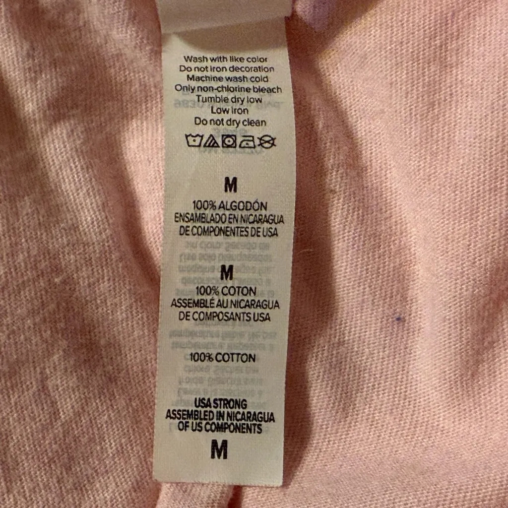 Scream Graphic Pink Tee M Size M - Image 5