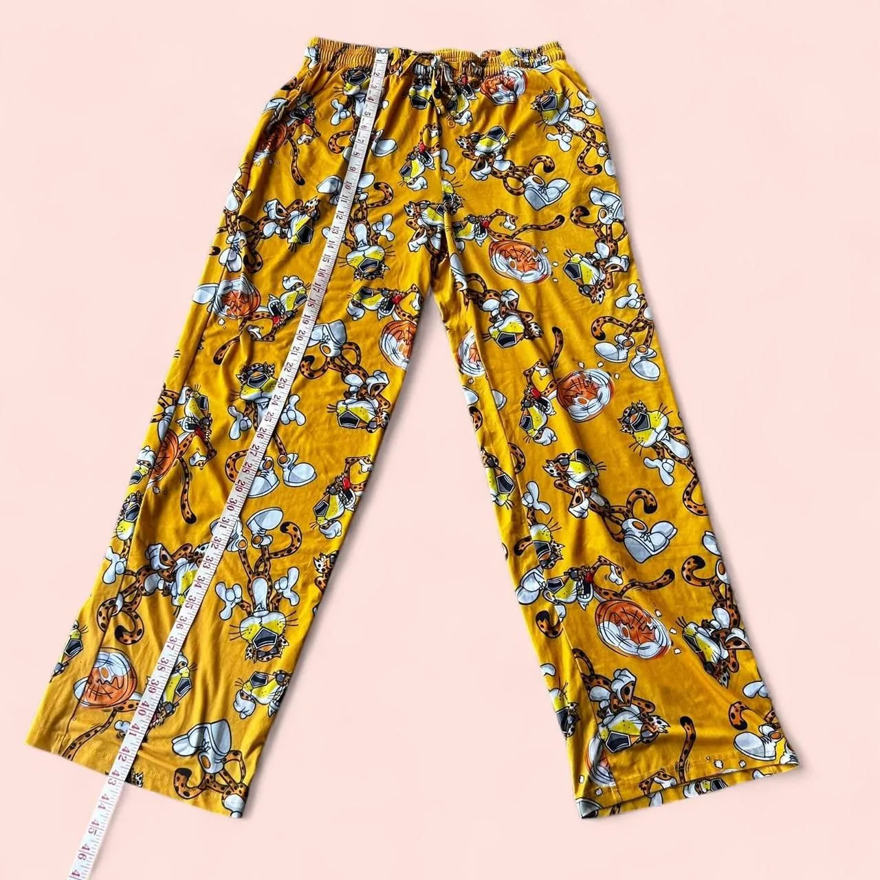 Chester the Cheetah Cheeto pajama pants Yellow Size L - Image 2