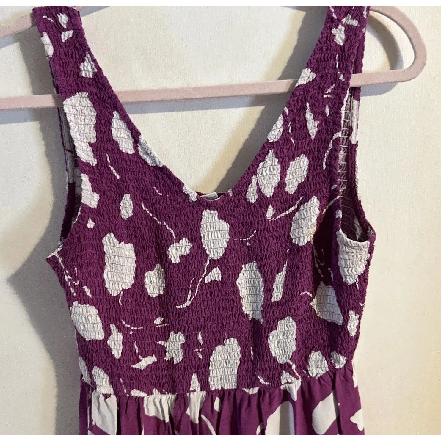 Anrabess Womens Medium Purple Dress Floral Cottagecore Forest Fairy‎ Flowy - Image 2