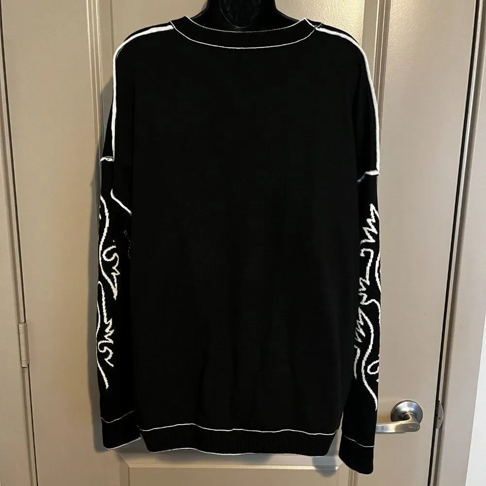 NEW Women's Ryon Roper Reversible Sweater Top White Size undefined - Image 7