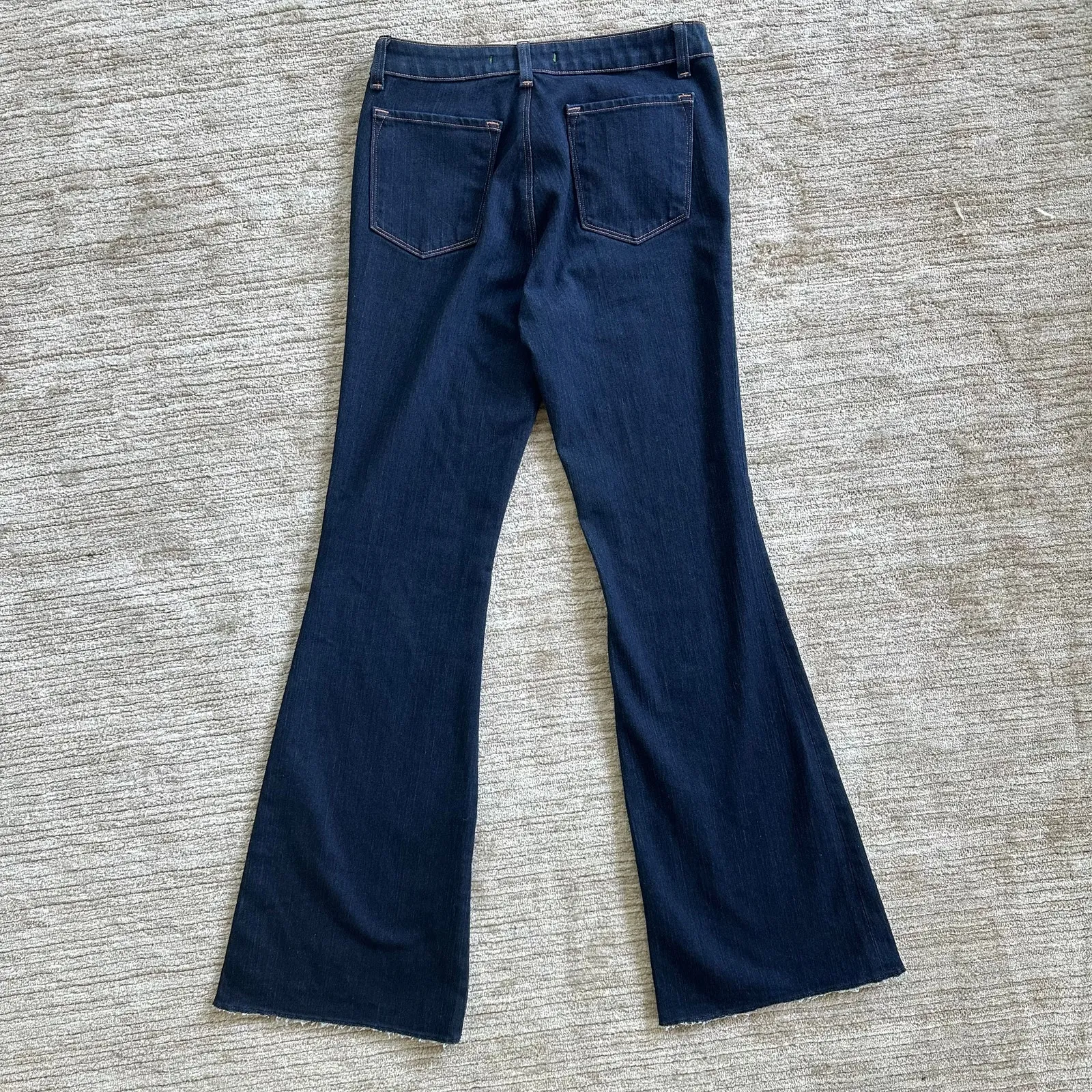 J Brand The Doll Super Flare Sz 29 Indigo Blue Dark‎ Wash Stretch Jeans #1797 - Image 6