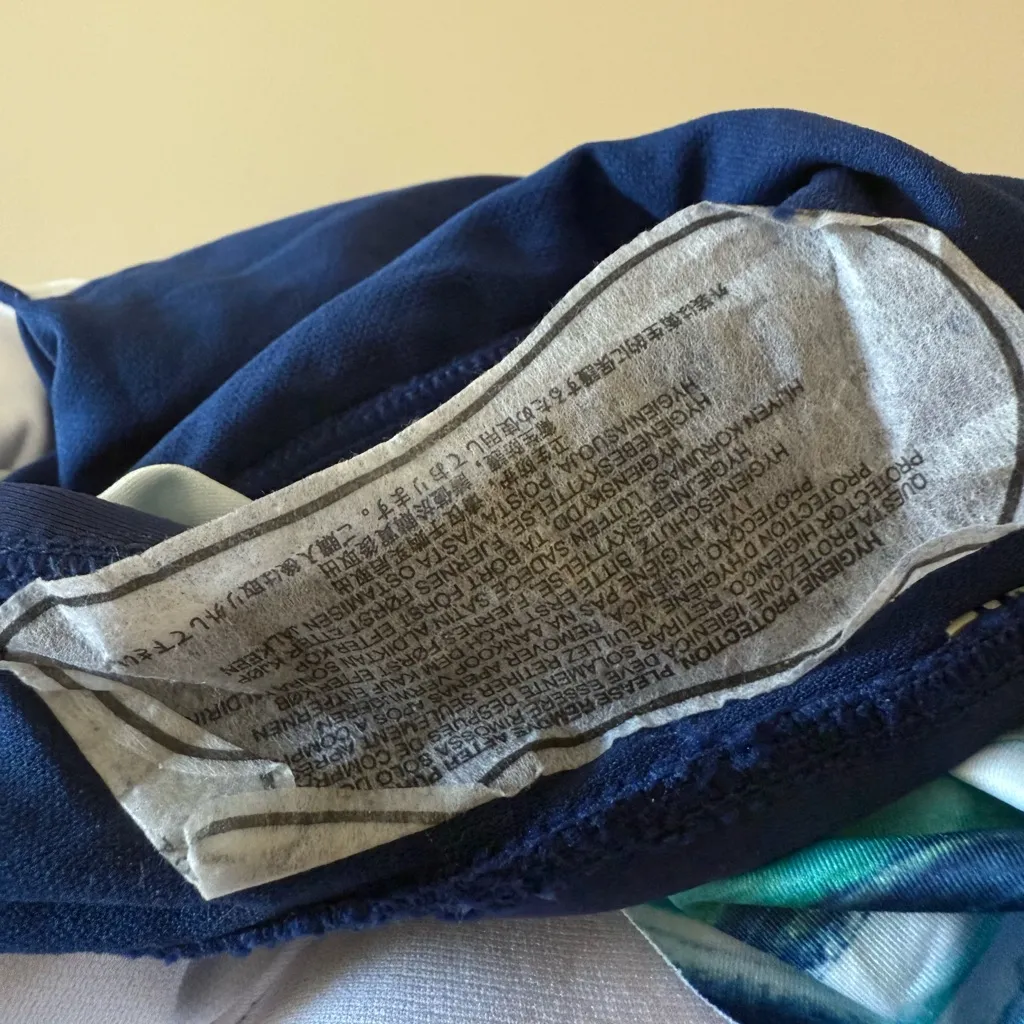 Disney Parks Women's One Piece Swimsuit Minnie Mouse Logo Blue Stripes NWT XXL - Image 13