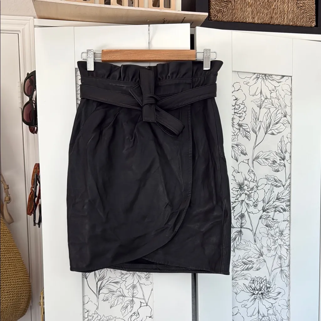 ba&sh jupe luna leather skirt - Image 2