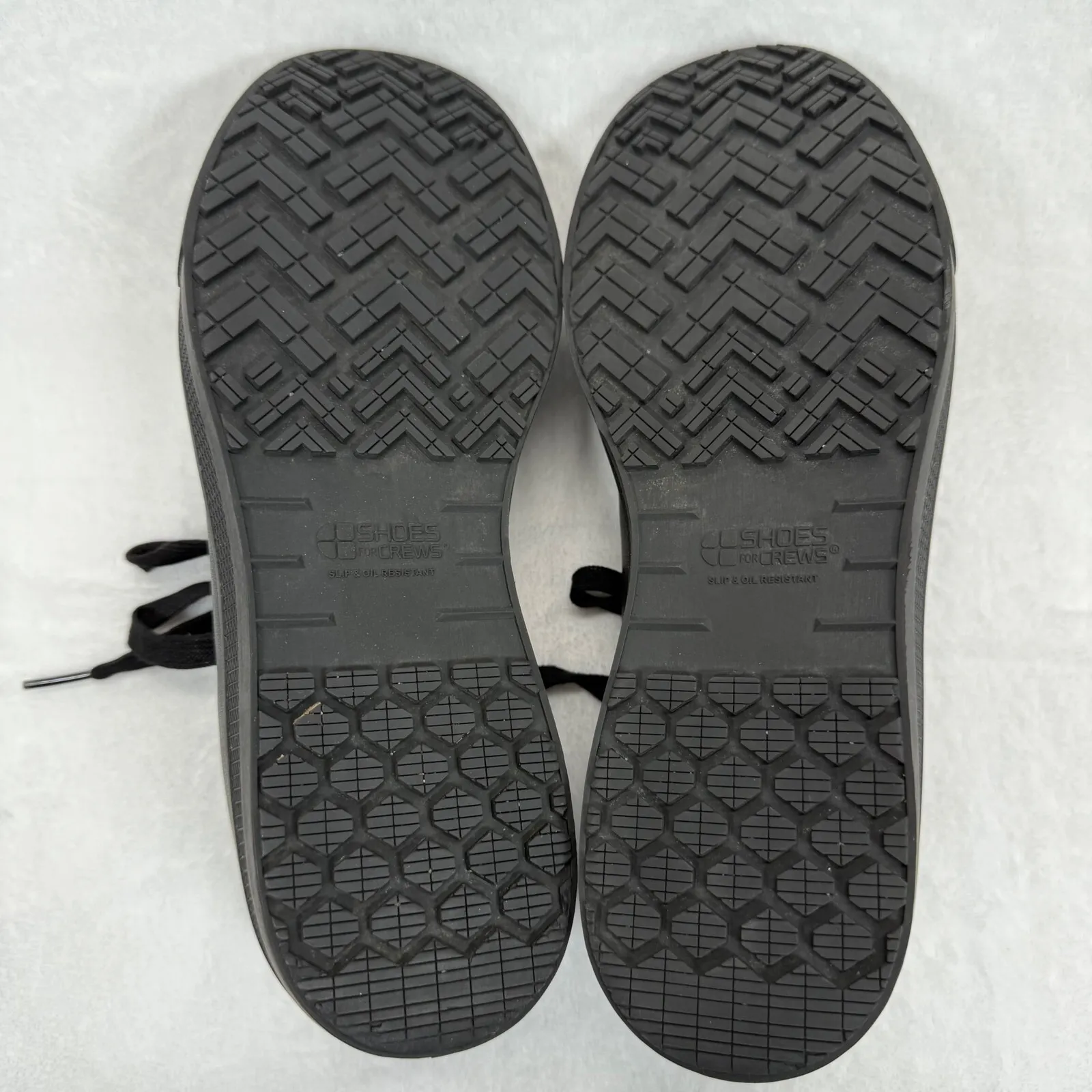 Shoes For Crews Slip Resistant‎ Work Shoes Black Leather Sneakers Size W9.5 - Image 12