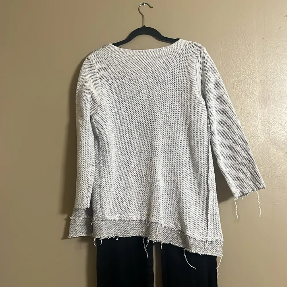 ARK Long Cardigan Sz 2 Whimsical USA Made Knitted Fairy Grunge Goth 100% Cotton - Image 5