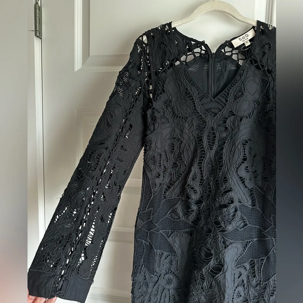 SEA New York Liesel Embroidered Fringe‎ Dress - Image 7