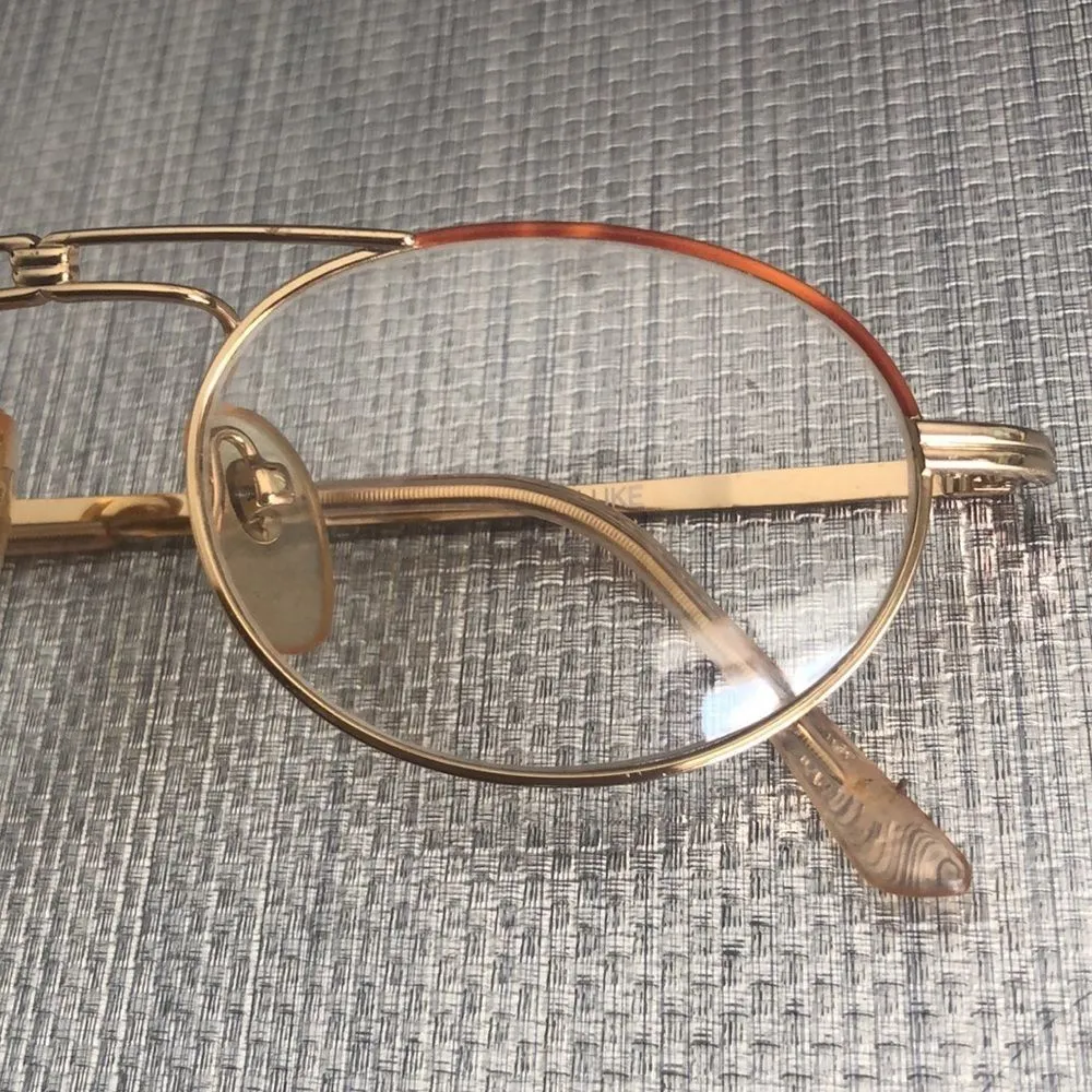 🆕 Linea Roma Vintage Retro Glasses 💥 Gold - Image 12