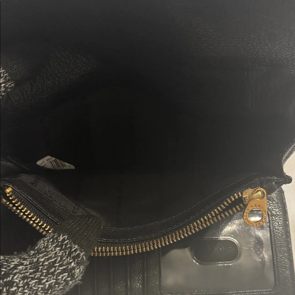 Marc by Marc Jacobs Black Leather Clutch EUC - Image 6