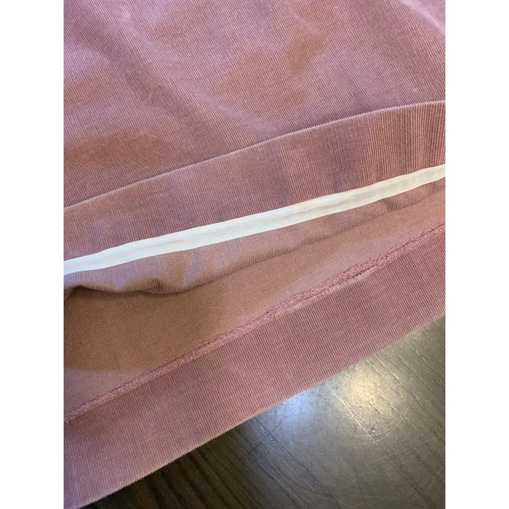 Vtg LL Bean Corduroy Shirt Dress Sz 10 Button Pockets Belt Cottage Peasant Retro - Image 12