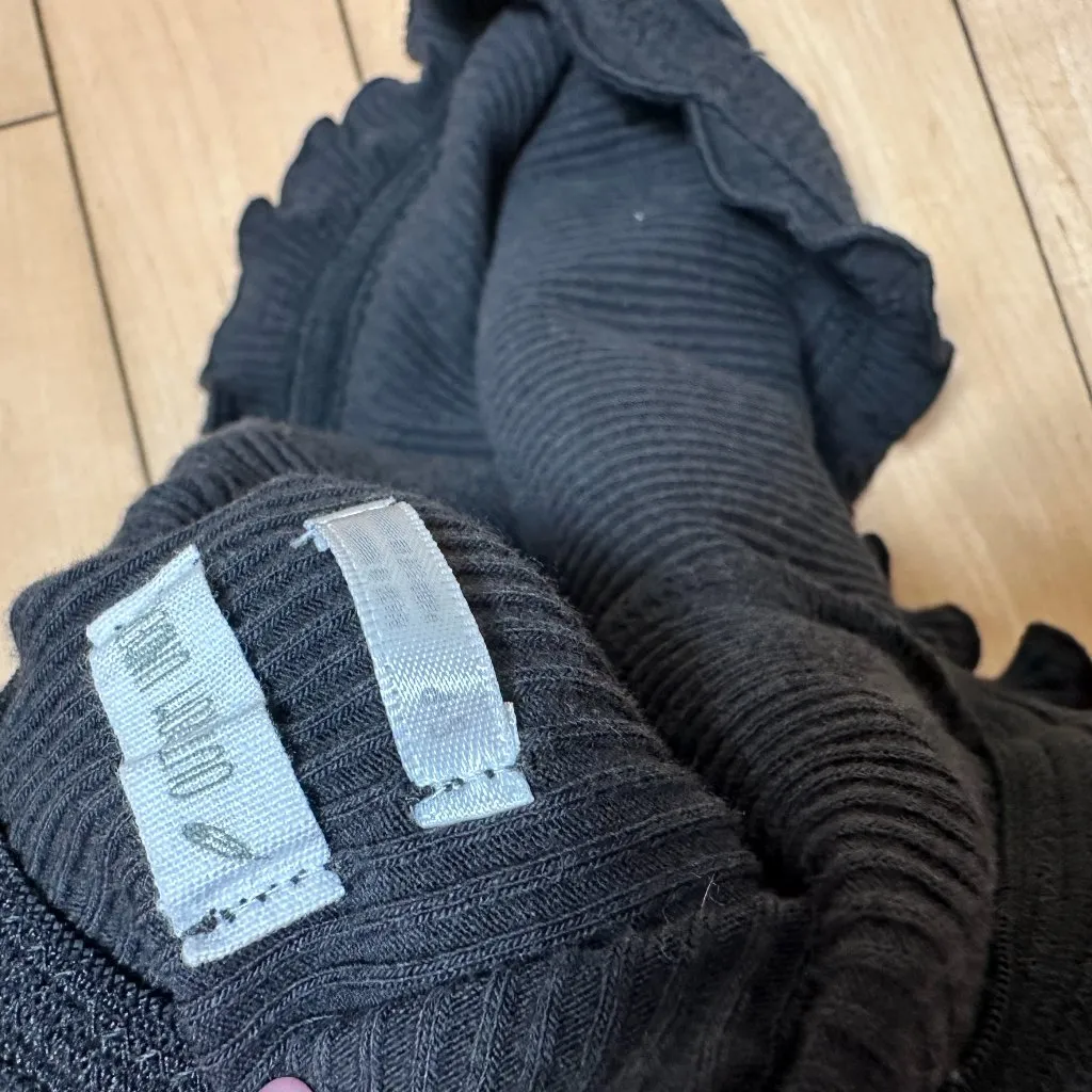 URBAN OUTFITTERS Out From Under Ruffle Strapless RIbbed Bodysuit Size Small - Image 9