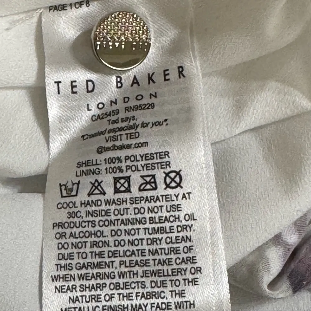 Ted Baker Pergola Tiered Halter Neck Midi Dress Size undefined - Image 10