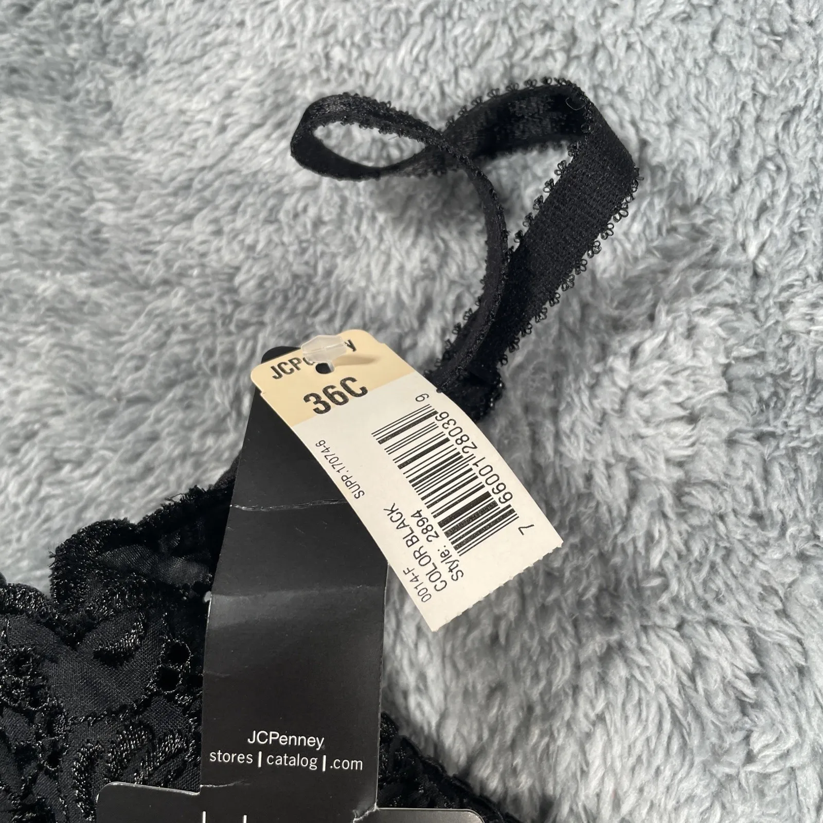 VTG Delicates The Amazing Average Figure Underwire Bra Size 36C 2894 Lace Demi - Image 4