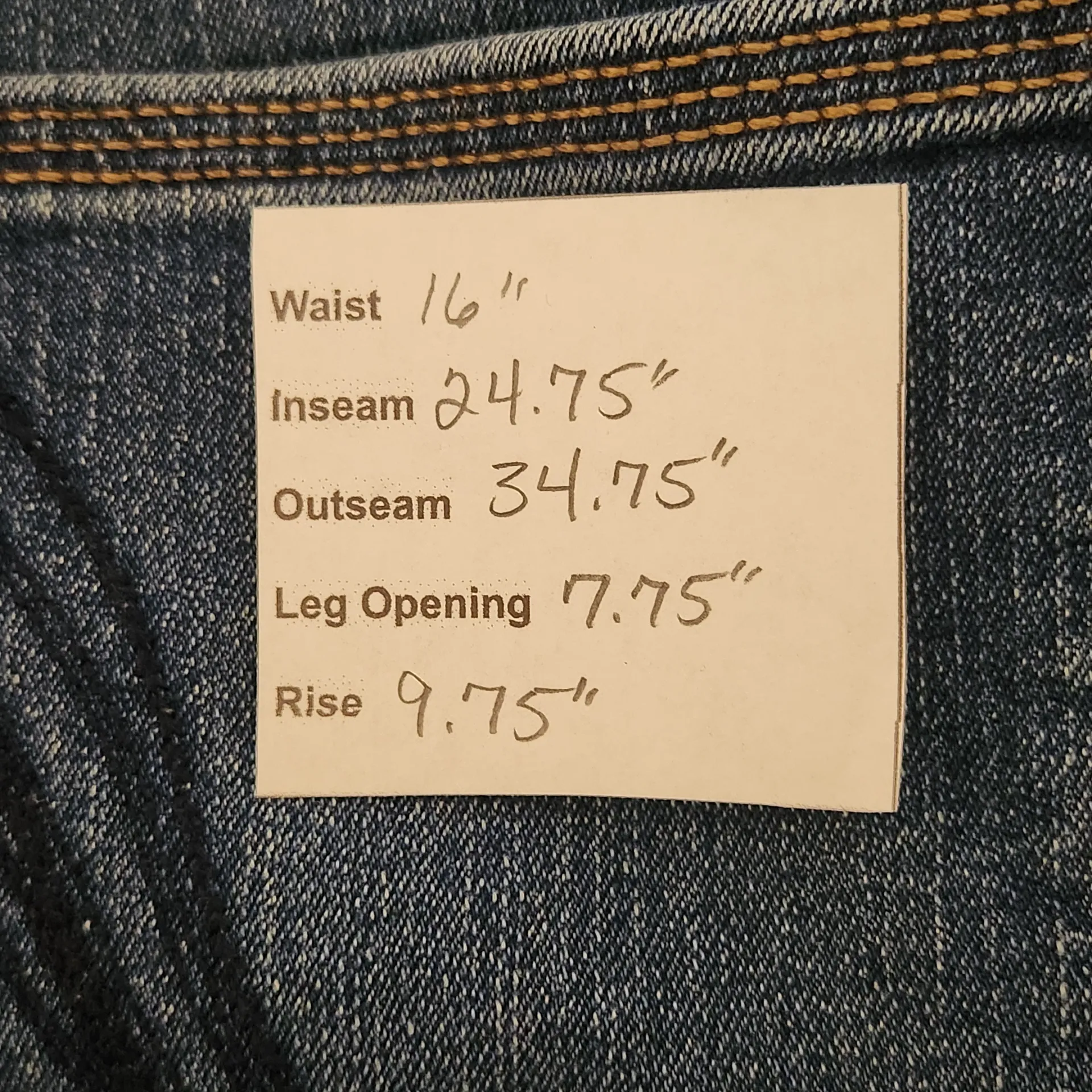 Style & Co. Straight Leg Cropped Denim Jeans Size 12 Petite Cropped Denim - Image 2