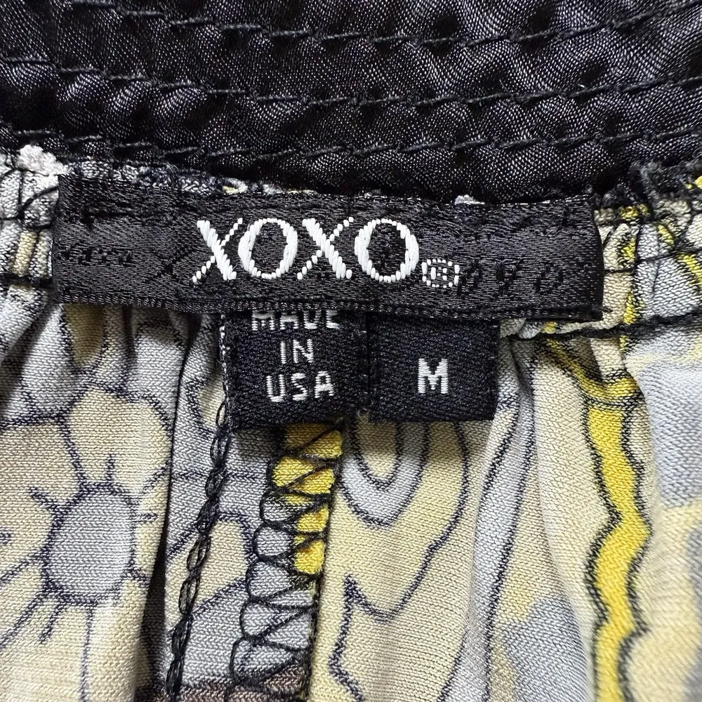 Vintage‎ Y2K XOXO M Babydoll Dress Bow Stretch Empire Waist Floral Made In USA - Image 7