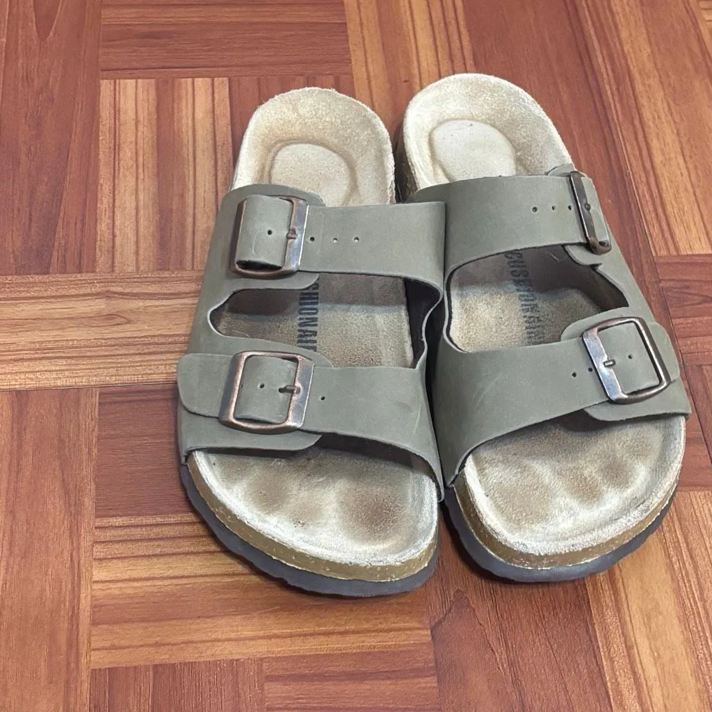 Cushionaire Lane Cork Footbed‎ Sandal Taupe Size 7 Women’s - Image 4