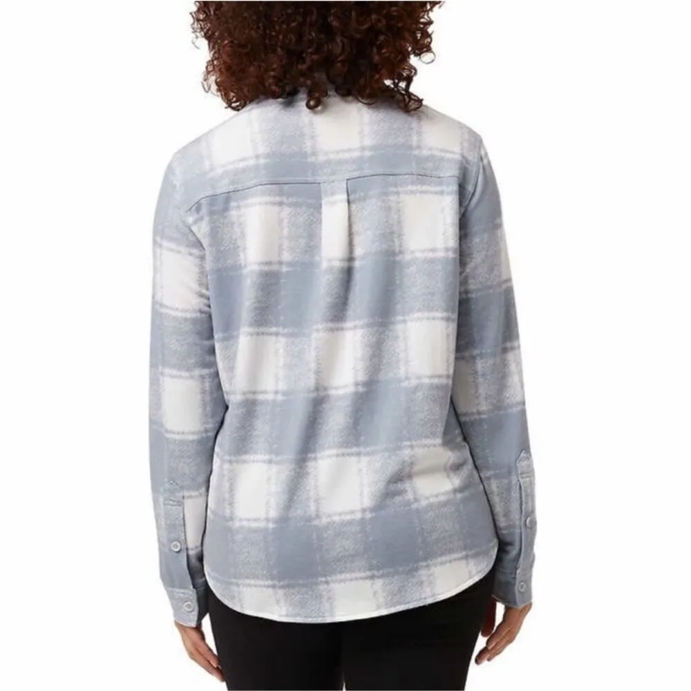 32 Degrees Heat | Ladies Long Sleeve Button Down Flannel Size Small - Image 3