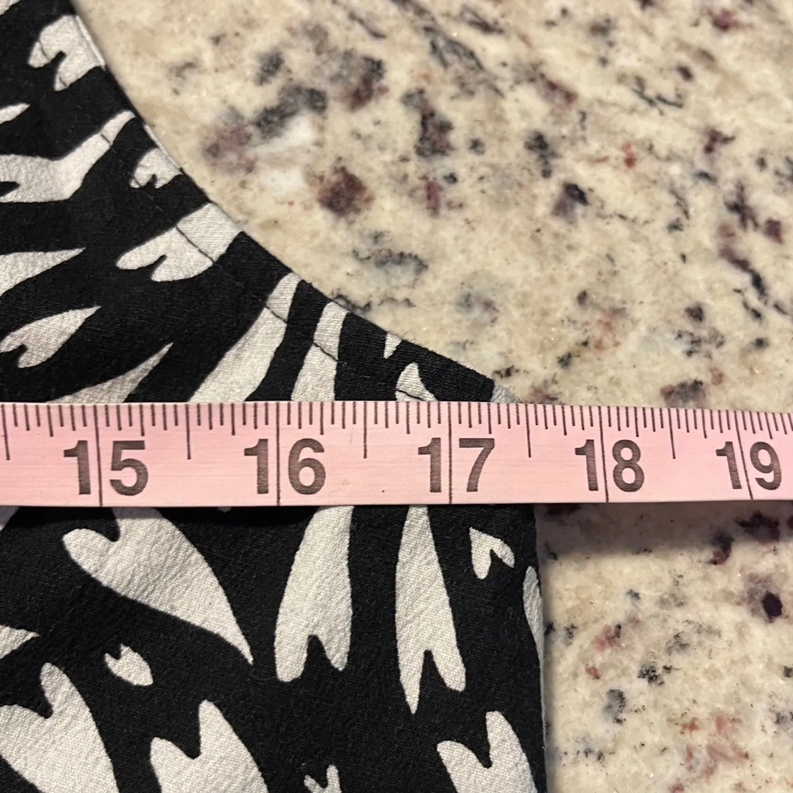 Free People Black White Abstract Print Halter Mini Dress Large NWT - Image 8