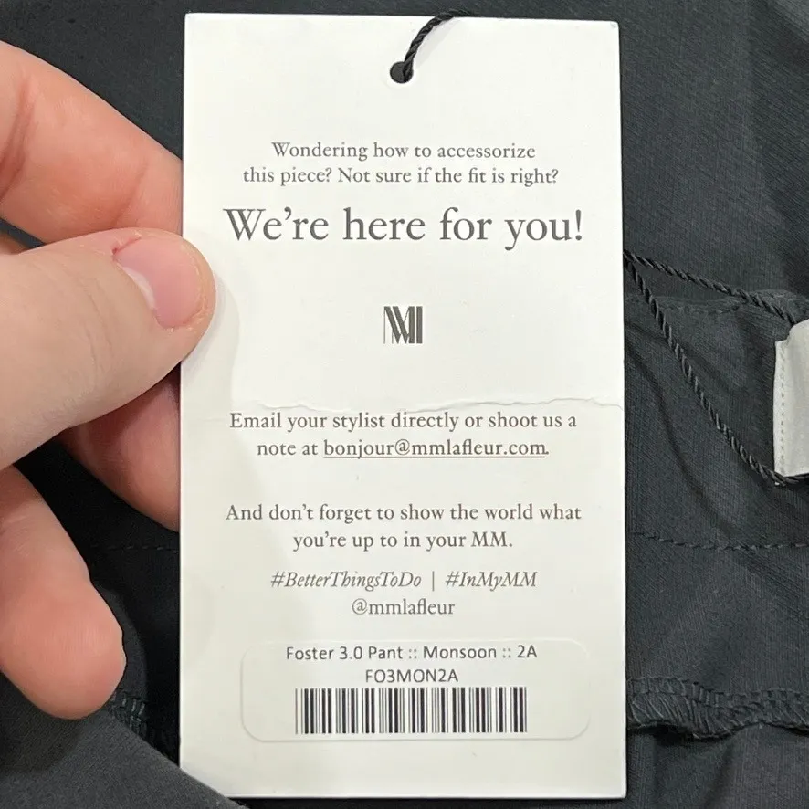 MM Lafluer Foster 3.0 Pant Womens +2 Gray NWT Career PowerStretch - Image 8