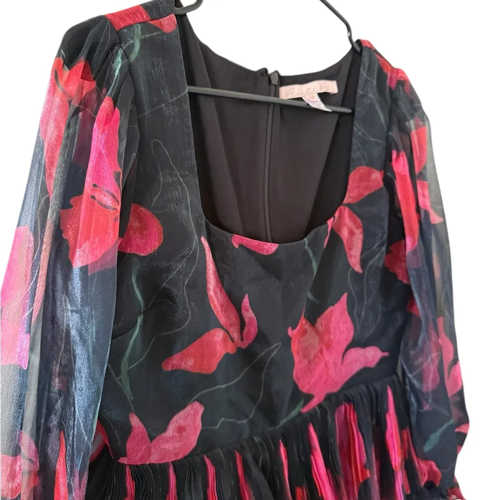 Anthropologie Hutch Hale Tiered Holiday Mini Dress - Image 8