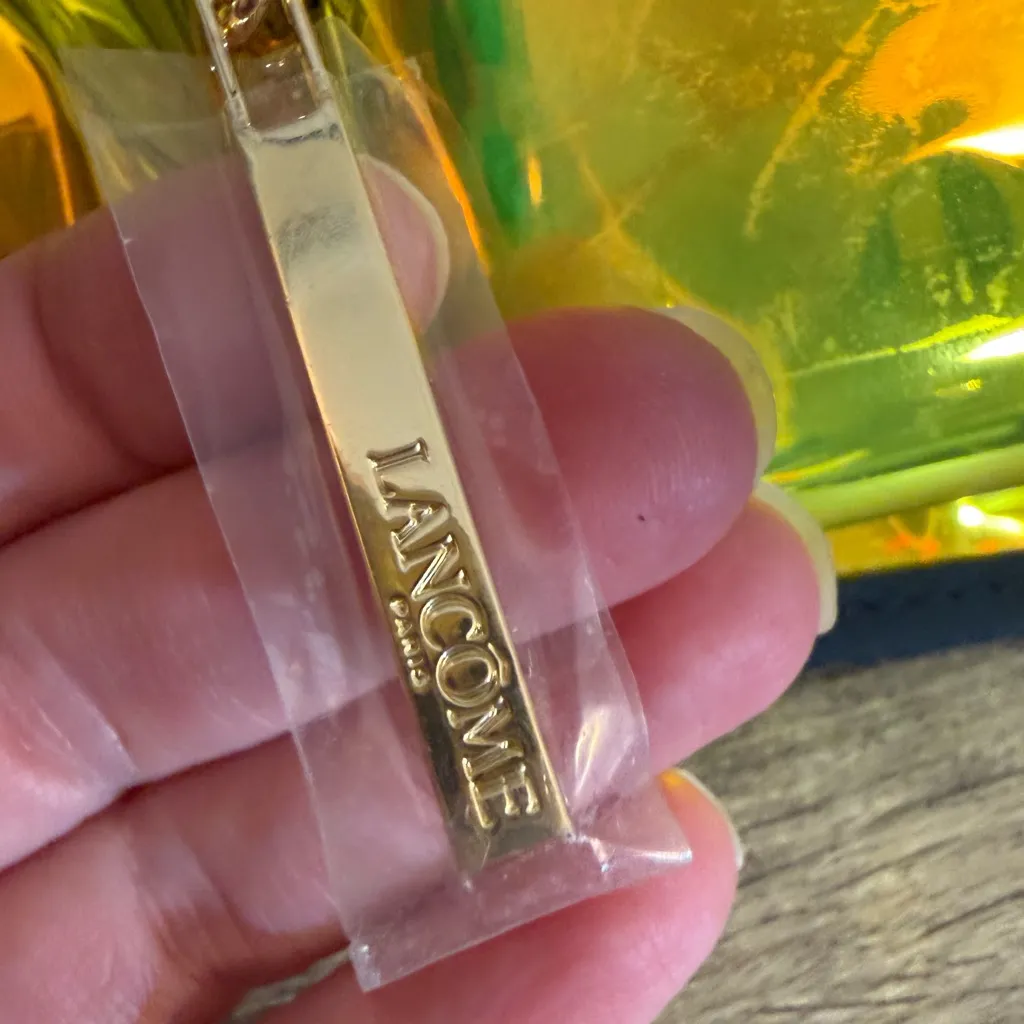 Lancôme Limited Edition Iridescent Belt Bag Fanny Pack Holographic Yellow Green - Image 2