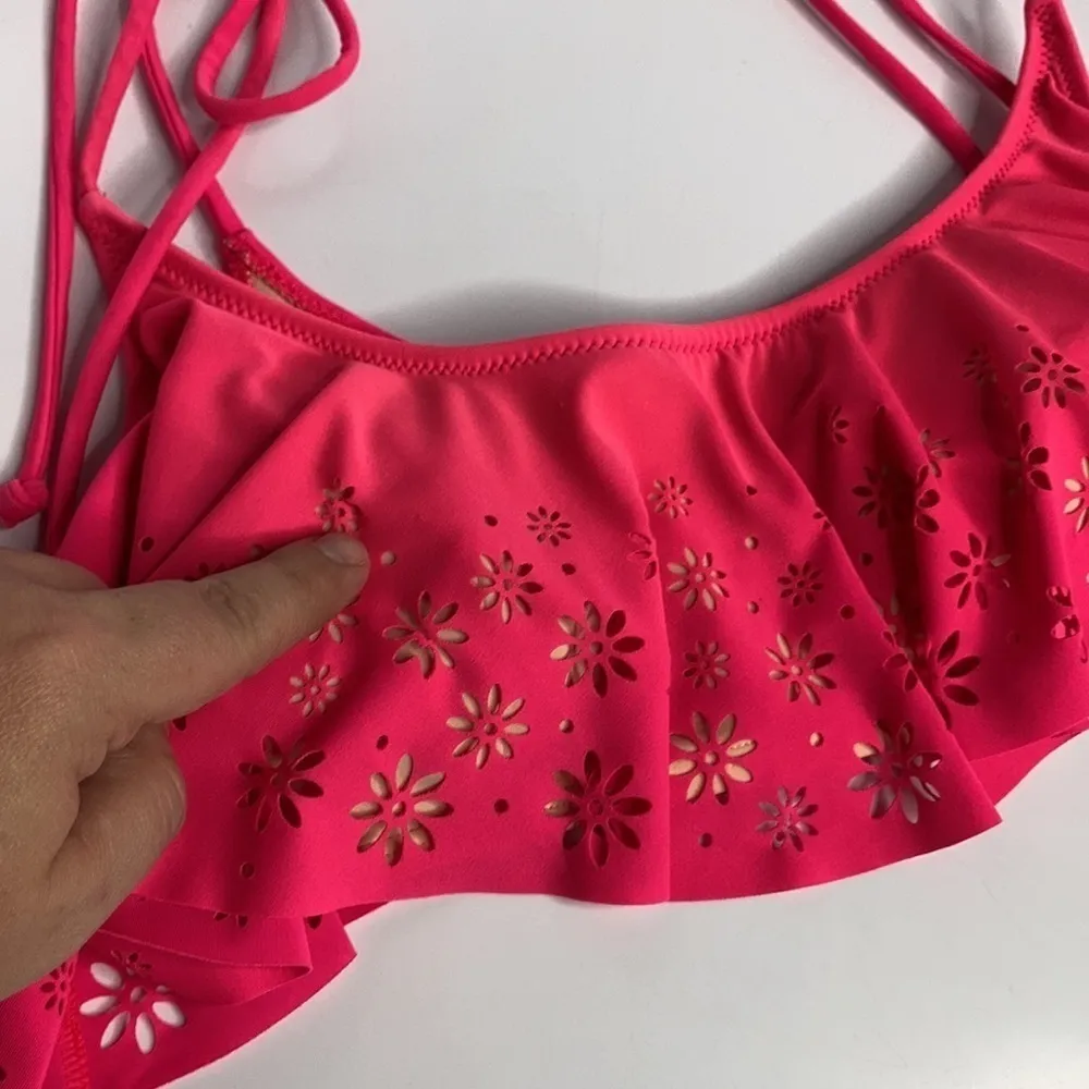 Victoria’s Secret‎ PINK hot pink bikini top size medium - Image 3