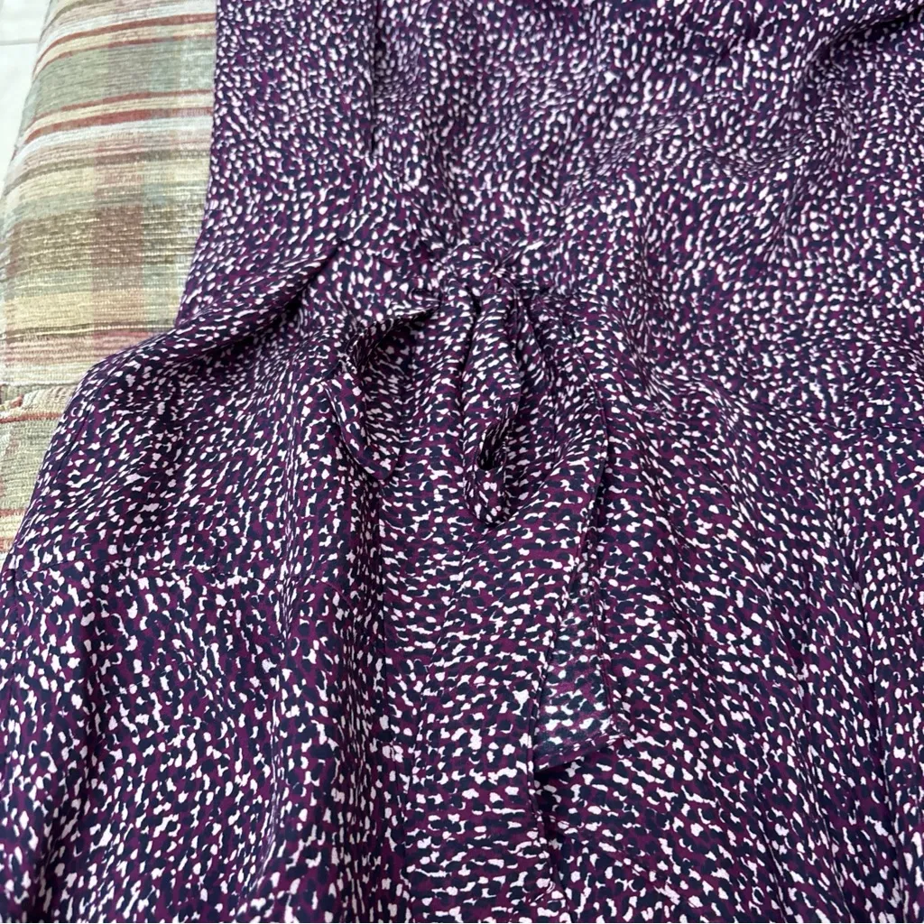 Parker Plum and Pink Patterned Blouse - Image 5