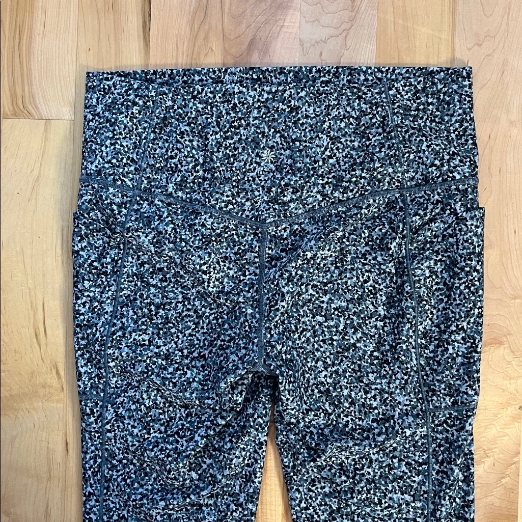 Athleta Salutation Stash 7/8 Tight Pattern Leggings w/Side Pockets Size XL - Image 7