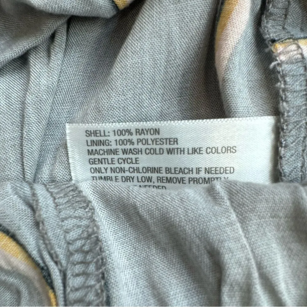 Xhilaration Women's Wide Leg Jumpsuit Romper M Med Medium Grey Gray Pink Orange - Image 11