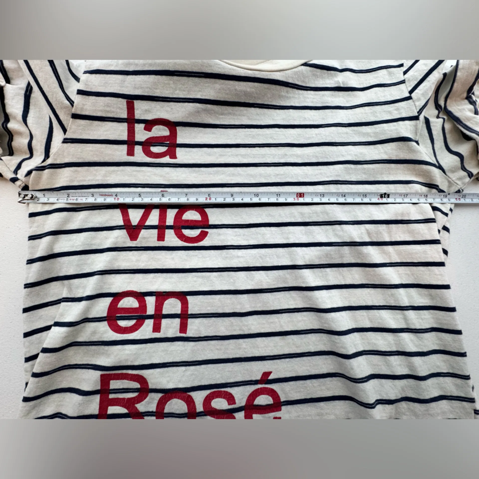 Anthropologie Sol Los Angeles La Vie En Rose Tshirt Size Large - Image 4